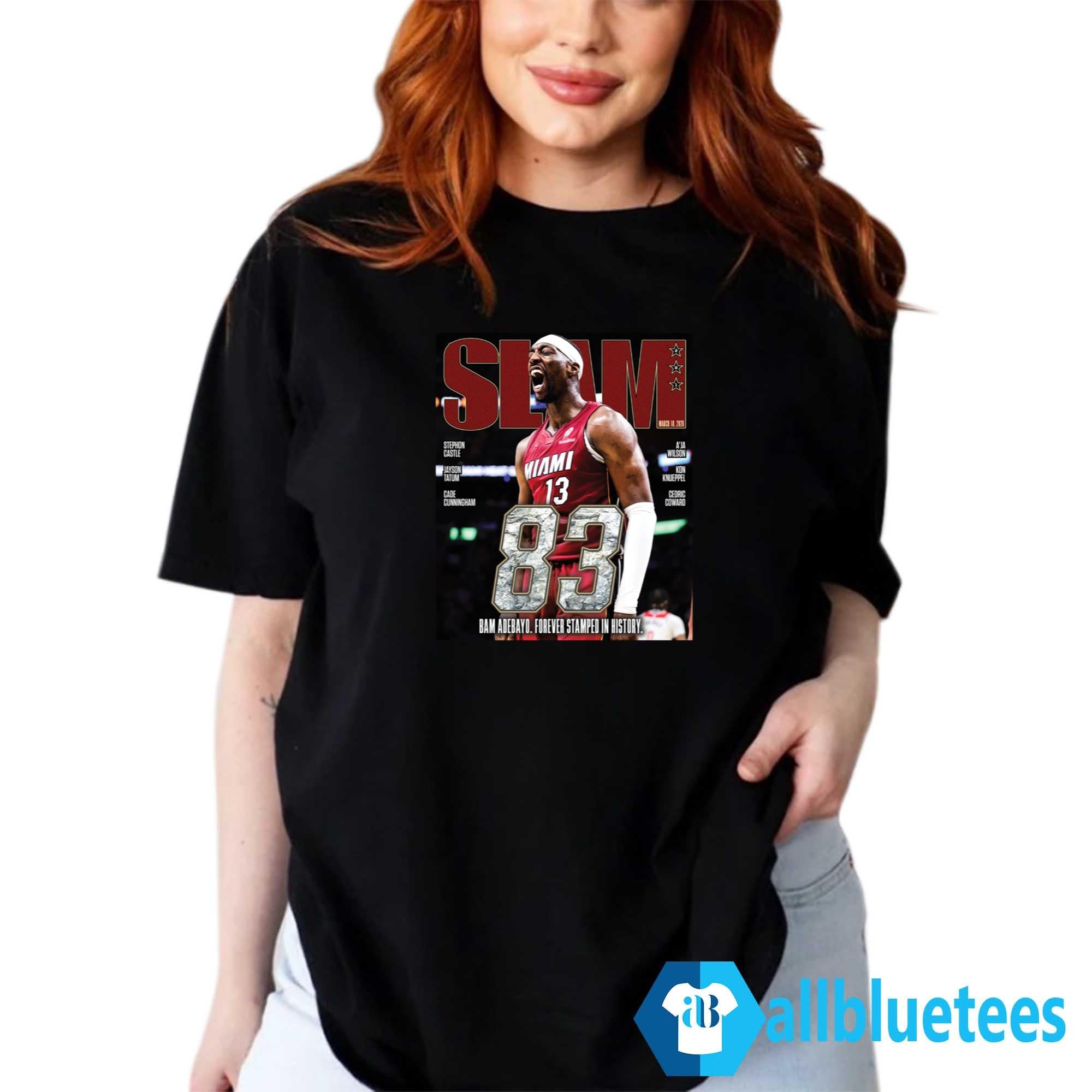 Bam Adebayo Forever Stamped In History Shirt