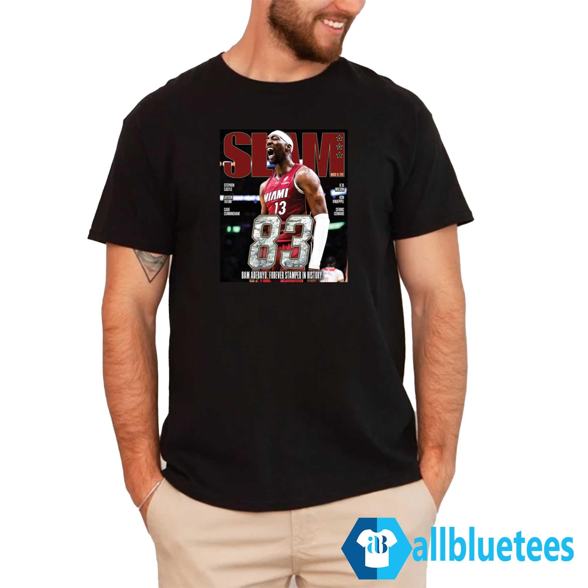Bam Adebayo Forever Stamped In History Shirt