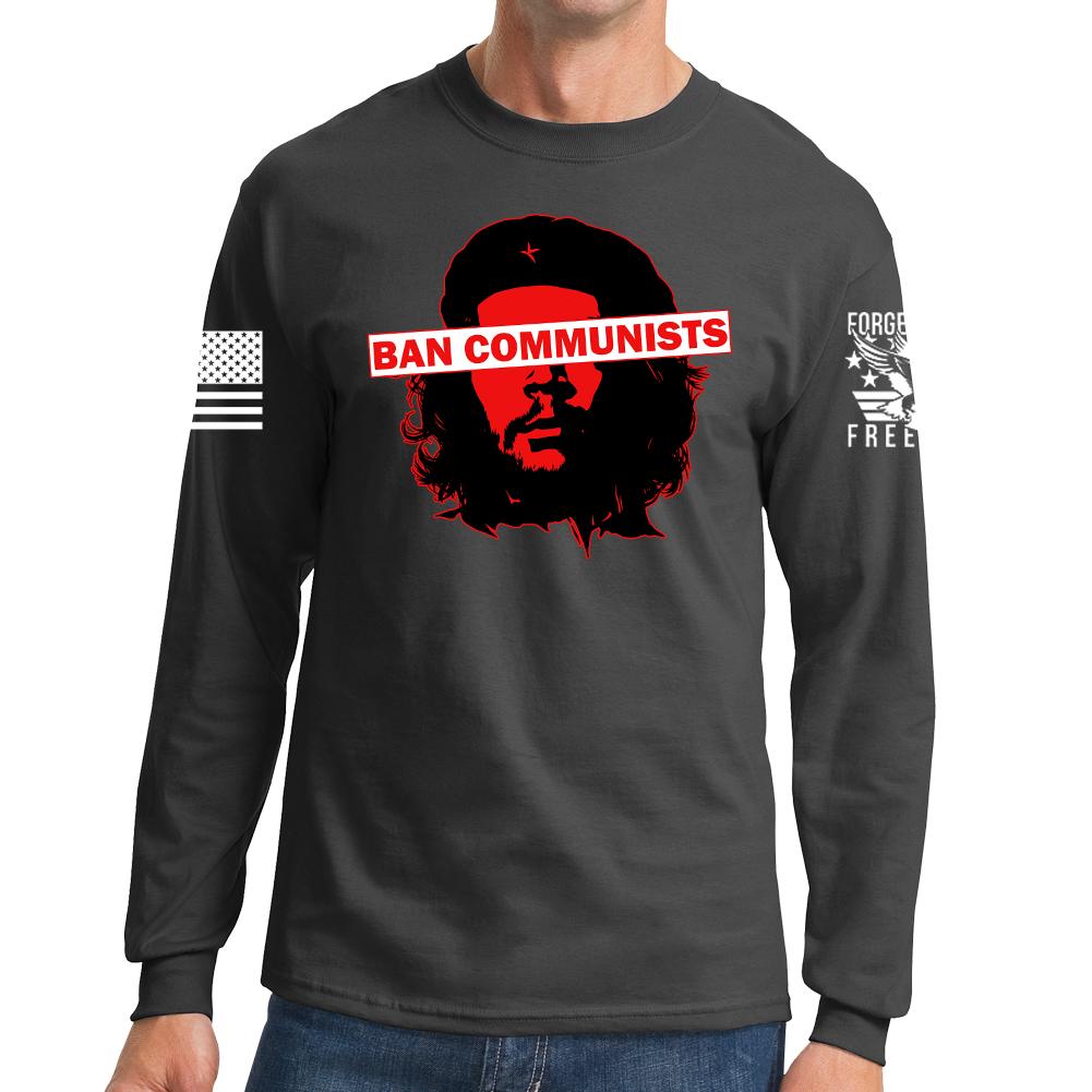 Ban Communists Long Sleeve T-shirt Hoodie, Sweatshirt | CoreVibeTees.com (Image 2)