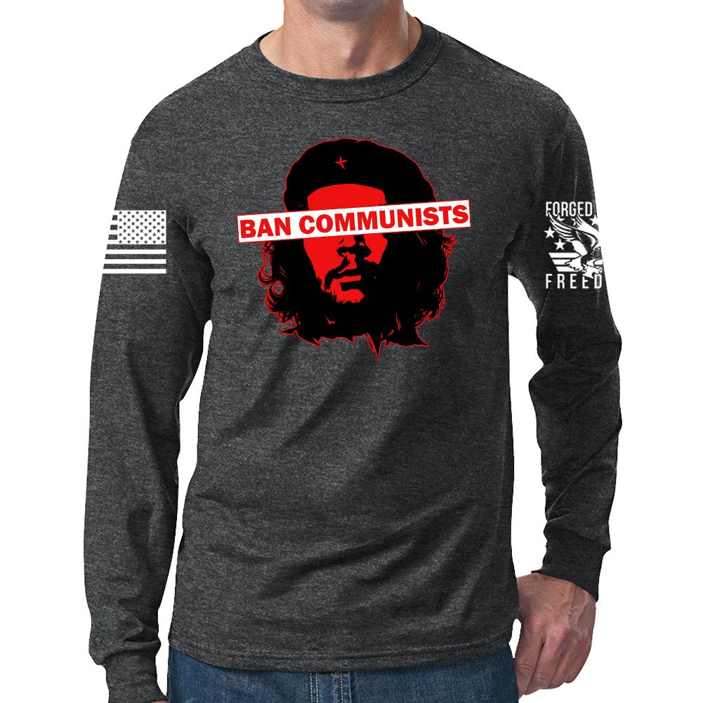 Ban Communists Long Sleeve T-shirt Hoodie, Sweatshirt | CoreVibeTees.com (Image 3)