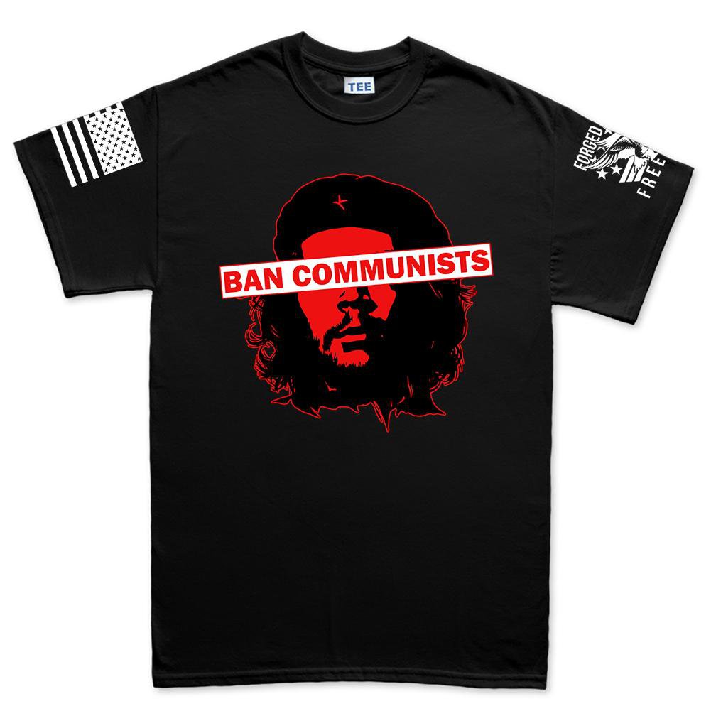 Ban Communists Men's T-shirt Hoodie, Sweatshirt | CoreVibeTees.com (Image 1)