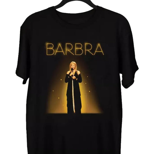 Barbra Streisand Short Sleeve Cotton Black All Size S-3XL Shirt