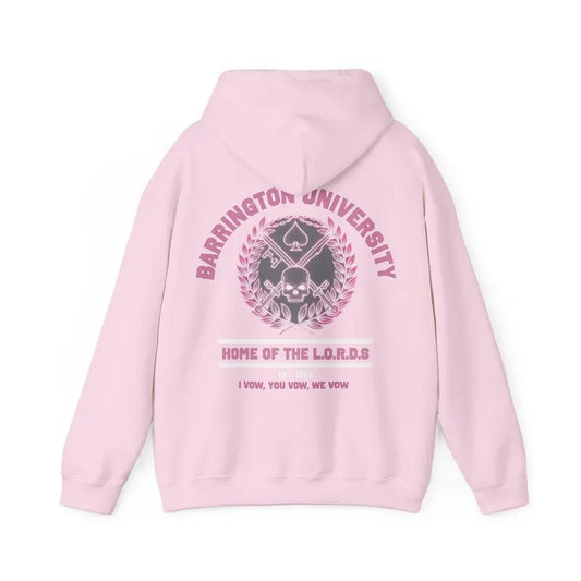 Barrington University L.O.R.D.S Hoodie, Dark Romance, Spicy Book Club, Romantasy, Morally Grey, Smut Lover Jumper, Tbr Unisex Soft Comfort Crewneck Pullover Long Sleeves Graphic Fabric Sweater