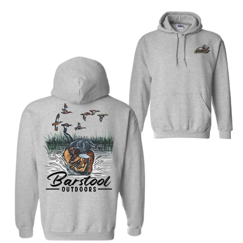 Barstool Outdoor Dog Hunting 2-sided Sweatshirt, Beer Shirt, Unisex Shirt for Men and Women, Full Color Shirt, Gift For All
