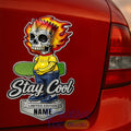 Bart Ghost Rider Premium Car Name Badge