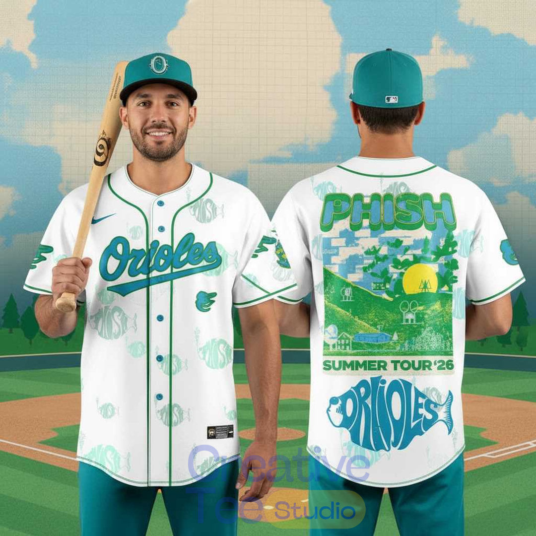 Baseball All Teams x Phish Summer Tour 2026 Baseball Jersey