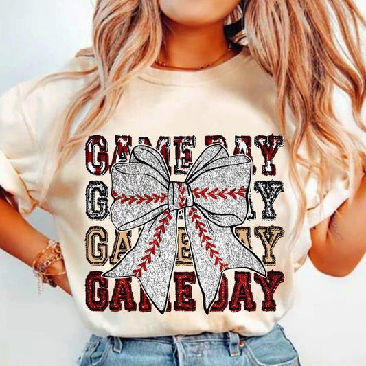 Baseball Coquette Bow Tshirt-sweatshirt-hoodie, Game Day Baseball Mom, Baseball Mama Shirt, Tis the Season Tshirt, tshirt hot trend