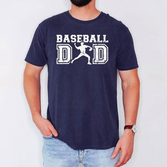 Baseball Daddy Life T-Shirt Sports Fathers Birthday Gift From Son Vintage Baseball Dad Shirt Fathers Day Gifts Baseball Lover Dad Shirts