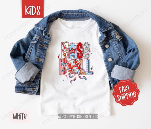 Baseball Kid Shirt, Children's Baseball Tee, Sports Youth Shirt, Youth Baseball Tee