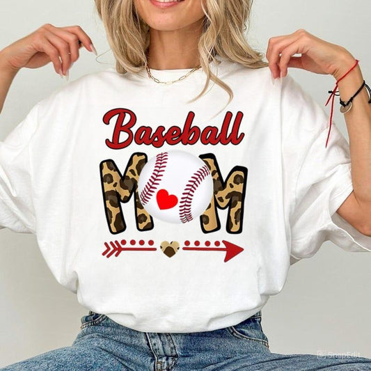Baseball Mom Leopard Shirt, Retro Baseball Tshirt, Baseball Mom Shirt, Love Baseball Tshirt, Womens Shirt, Baseball Fan Shirt, Baseball Teestyle{n002}2