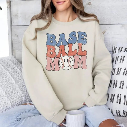 Baseball Mom Shirt, Mother's Day Gift, Sports Mama Sweater, Gift For Mama, Baseball Mom Shirt, Game Day Sweatshirt, Sports Mom sweatShirtstyle{n002}2