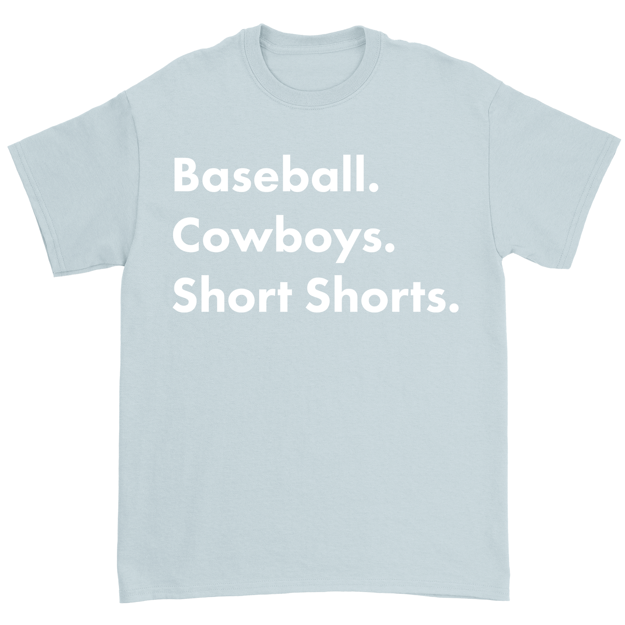 Garett Delano - Baseball. Cowboys. Short Shorts Blue T-Shirt Hoodie, Sweatshirt | CoreVibeTees.com