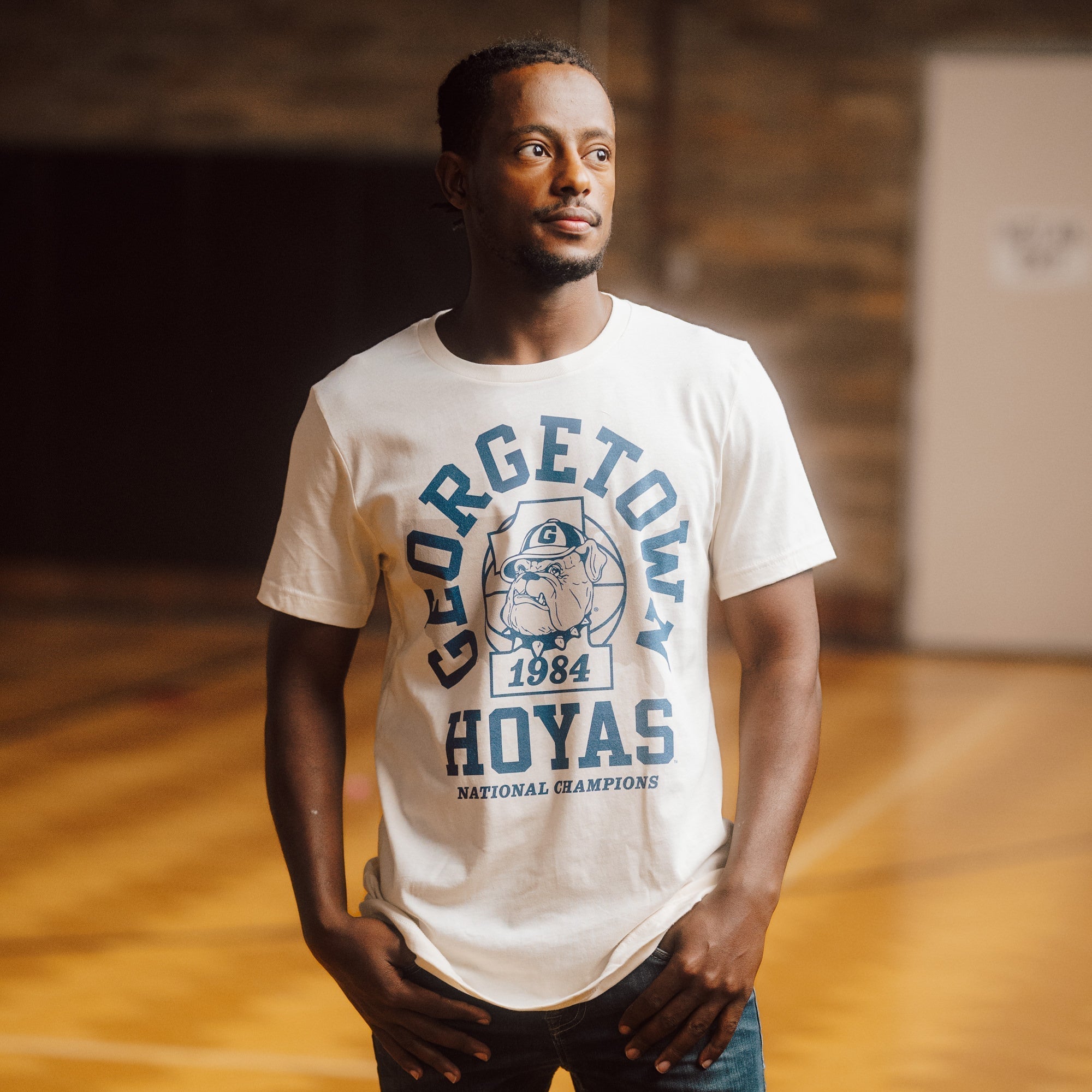 Georgetown Hoyas 1984 Basketball National Champs Tee Hoodie, Sweatshirt | CoreVibeTees.com (Image 2)