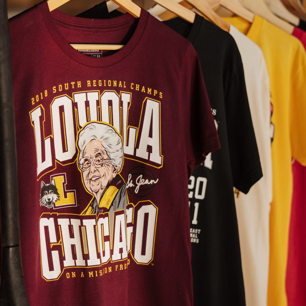 Loyola Ramblers Men's Basketball 2018 Sister Jean Tee Style001 Hoodie, Sweatshirt | CoreVibeTees.com (Image 2)