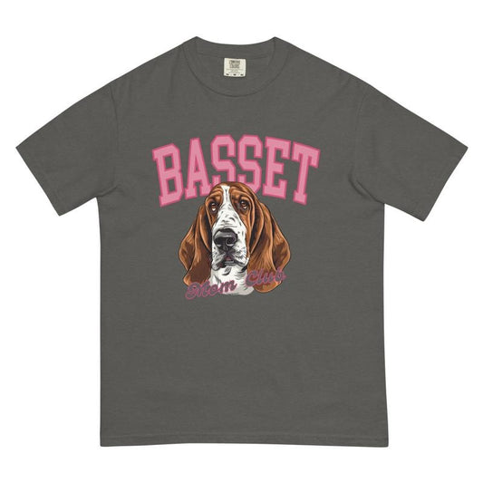 Basset Hound Mom Club Shirt~ Unisex Apparel Relaxed Fit Printed In The USA Clothing Womenswear Casual Comfort Cotton Top Athletic Boho Chic