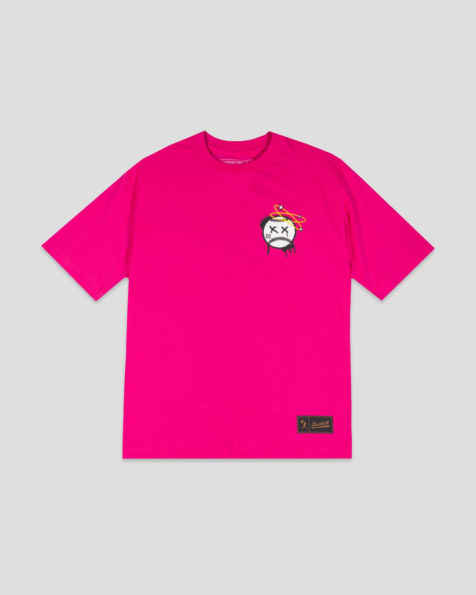 Bat Bros Bad Day Oversized T-Shirt (Pink) Hoodie, Sweatshirt | CoreVibeTees.com (Image 2)
