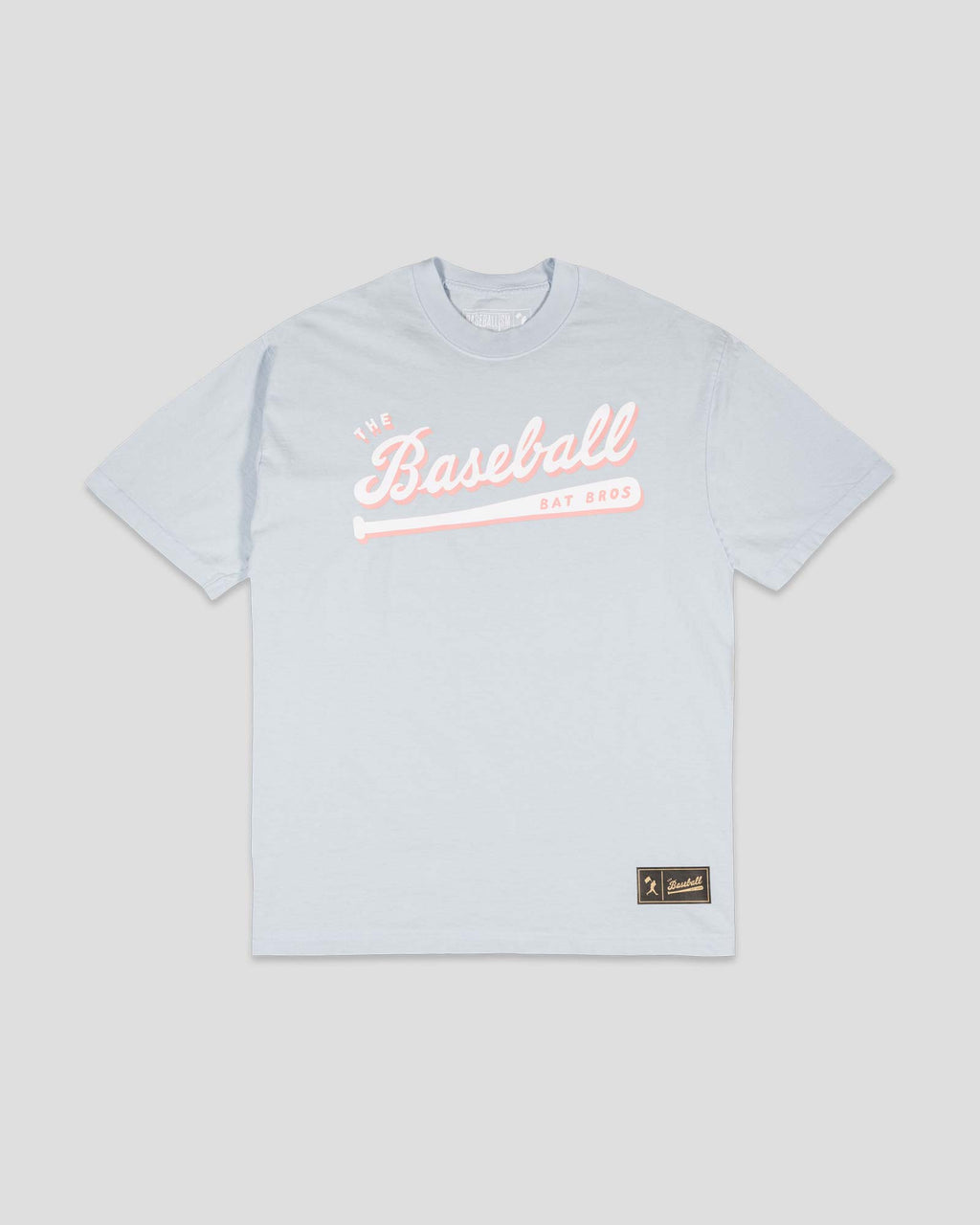 Bat Bros Script Oversized T-Shirt (Cotton Candy) Hoodie, Sweatshirt | CoreVibeTees.com (Image 1)