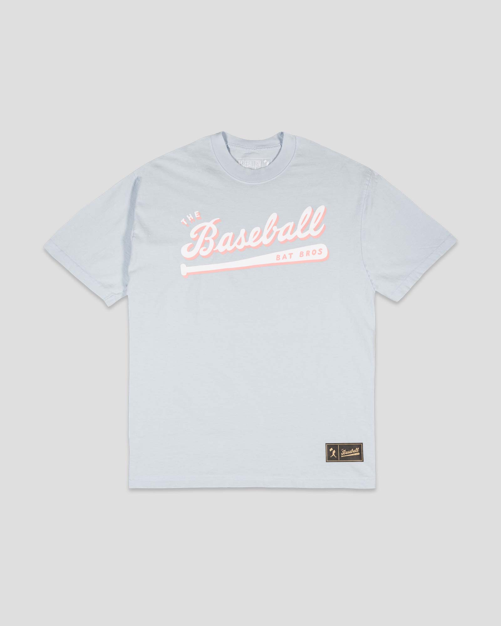 Bat Bros Script Oversized T-Shirt (Cotton Candy) Hoodie, Sweatshirt | CoreVibeTees.com (Image 1)