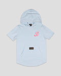 Bat Bros Short Sleeve Hoodie (Cotton Candy) - Youth T-Shirts, Sweatshirt | CoreVibeTees.com (Image 1)