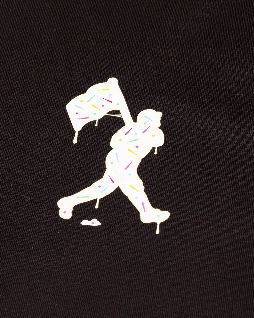 Batter Up Bakery Confetti Cupcake T-Shirt (Black) Hoodie, Sweatshirt | CoreVibeTees.com (Image 3)