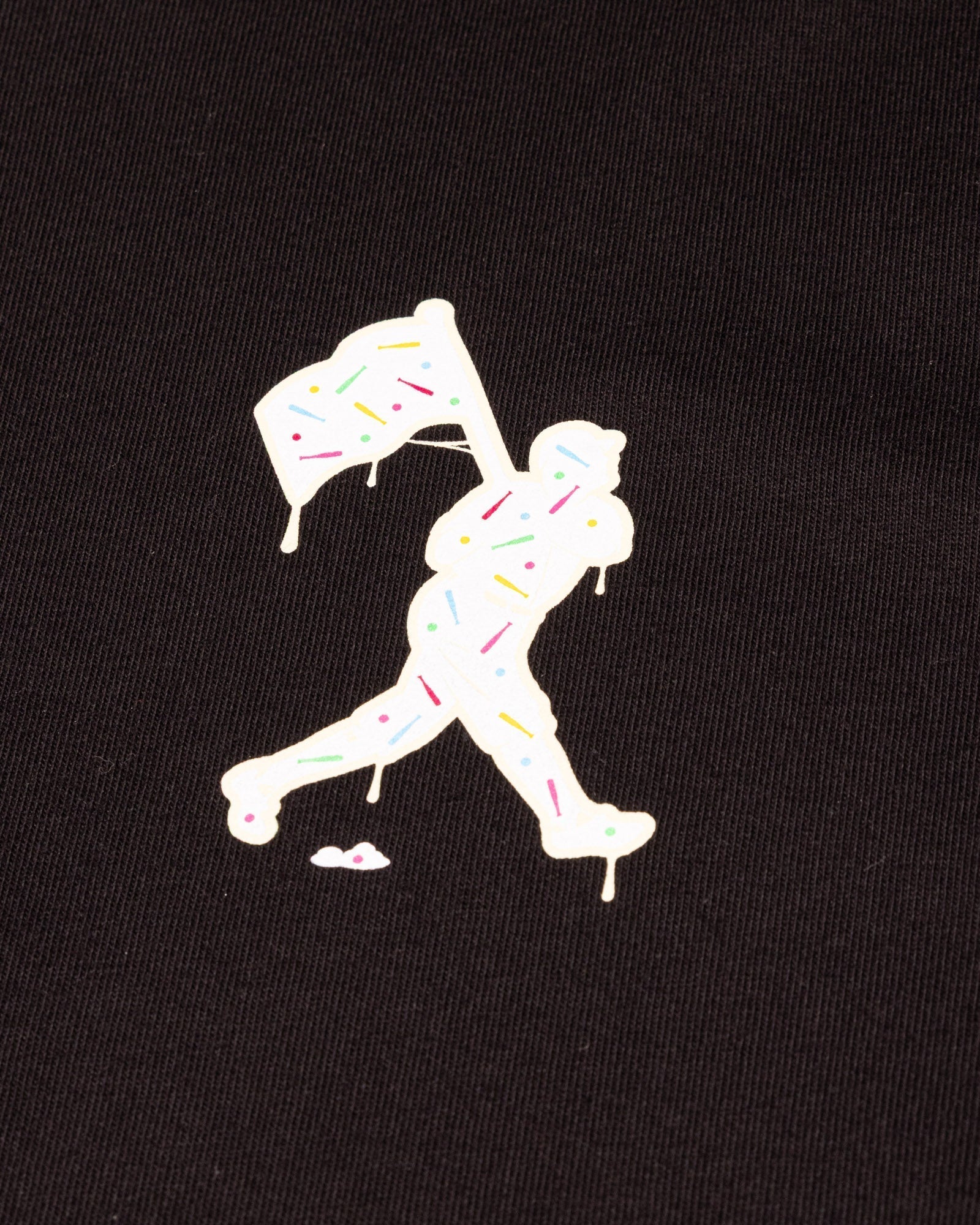 Batter Up Bakery Confetti Cupcake T-Shirt (Black) Hoodie, Sweatshirt | CoreVibeTees.com (Image 3)