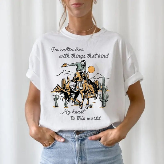 Bbryan Cowboy Country T Shirt, Country Music Lyrics Tee, Fan Merch, Music Festival Shirt, Unisex Short Sleeve Tee Top Womenswear