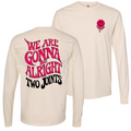 Be Alright Long Sleeve Tee Hoodie, Sweatshirt | CoreVibeTees.com