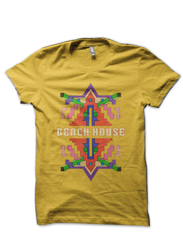 Beach House //\\ Retro Psychedelic Design T-Shirt Hoodie, Sweatshirt | CoreVibeTees.com
