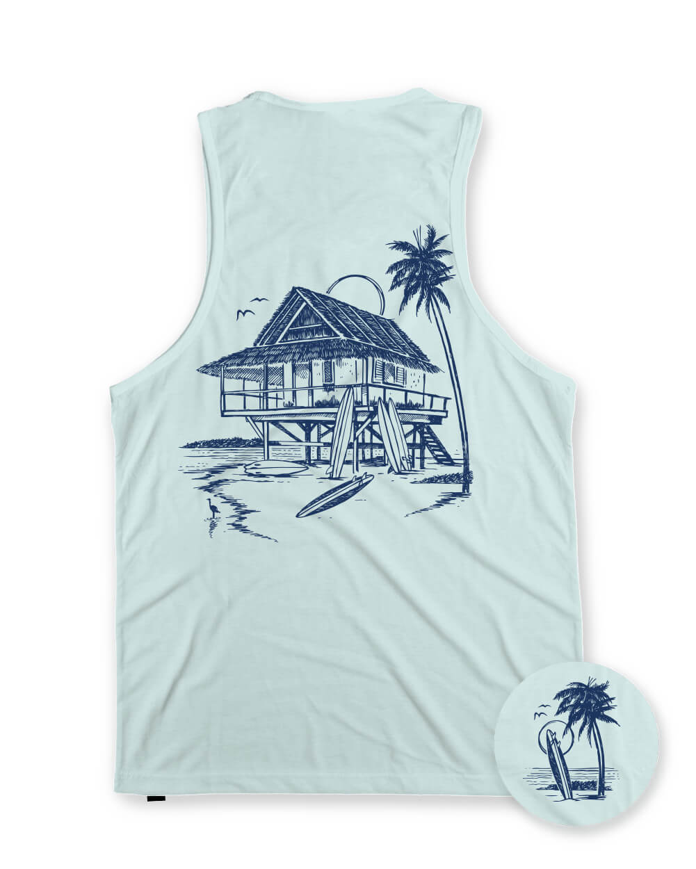 Beach Bungalow Tank T-Shirts, Hoodie, Sweatshirt | CoreVibeTees.com (Image 1)