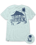 Beach Bungalow Tee Hoodie, Sweatshirt | CoreVibeTees.com (Image 1)