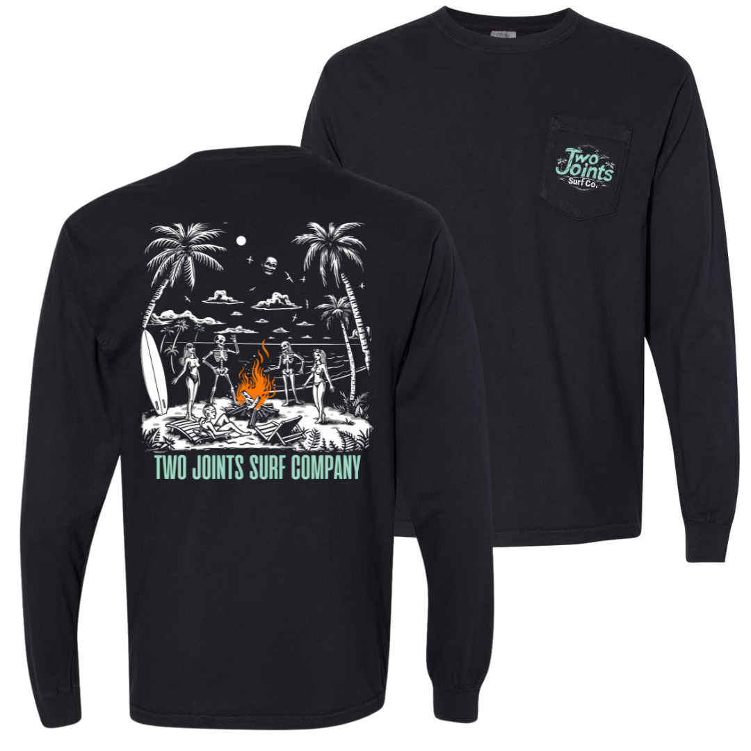 Beachfire Long Sleeve Tee Hoodie, Sweatshirt | CoreVibeTees.com
