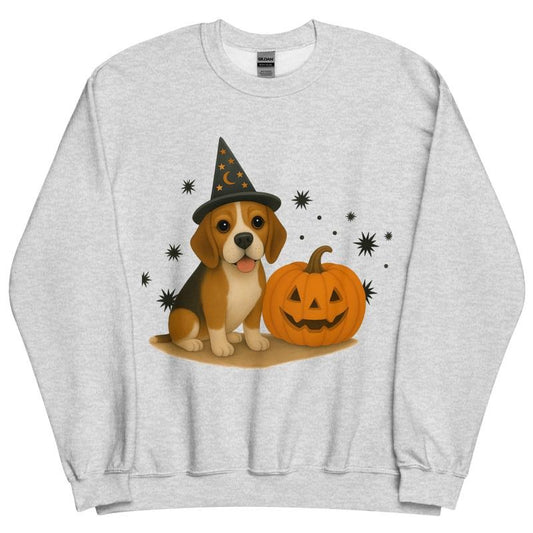 Beagle Halloween Witchy Dogs Sweatshirt ~ Unisex Apparel Relaxed Fit Printed In The USA Clothing Womenswear Casual Comfort Cotton Top Athletic Boho Chic