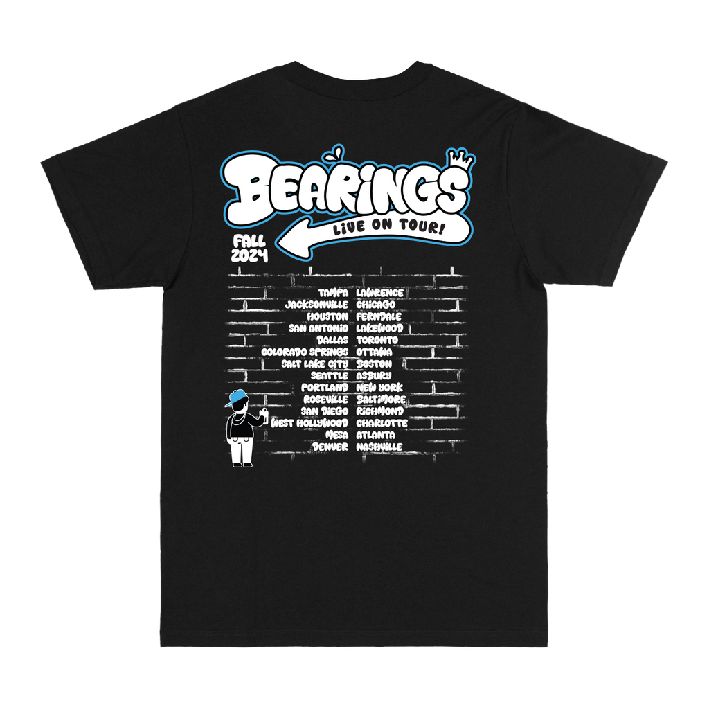 Bearings - 2024 Tour Tee Hoodie, Sweatshirt | CoreVibeTees.com (Image 3)