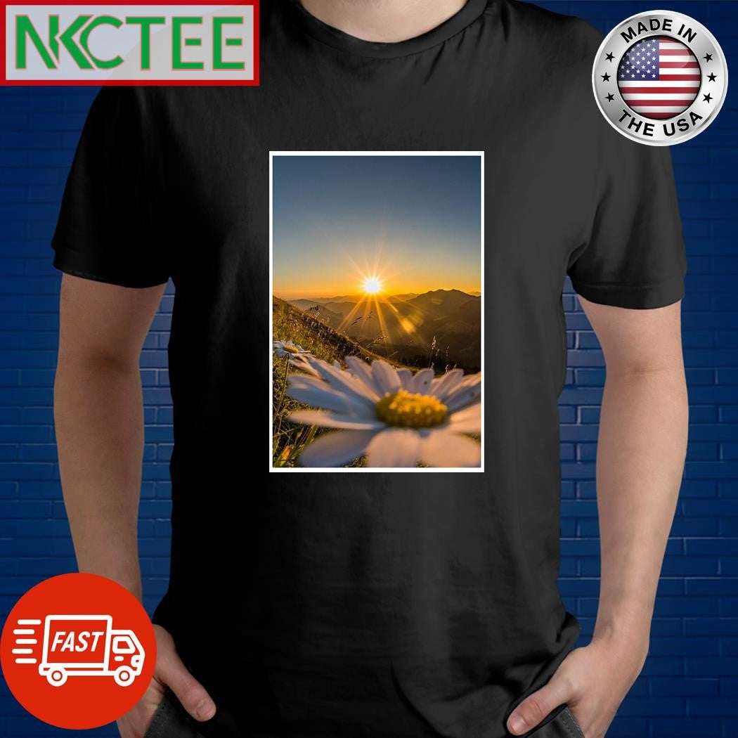 Beautiful sunrise flower shirt