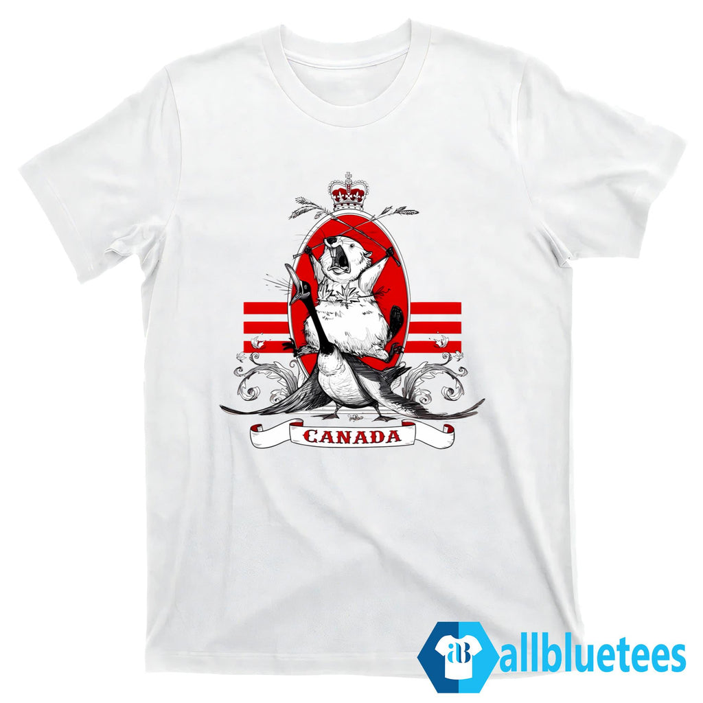 Beaver Happy Canada Day Shirt