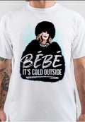 Bebe Itâ€™s Cold Outside White T-Shirt Style001 Hoodie, Sweatshirt | CoreVibeTees.com