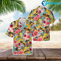 Bee Flower Hawaiian Shirt