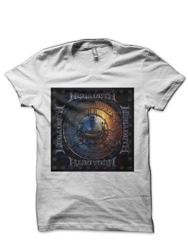 Megadeth White T-Shirt Hoodie, Sweatshirt | CoreVibeTees.com