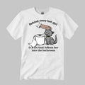 Behind Every Hot Girl Is A Cat That Follows Her Into The Bathroom Shirt