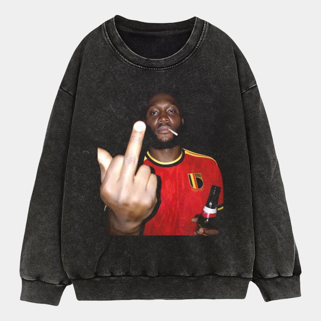 Belgium Football Team Lukaku Drunk Smoke Shirt