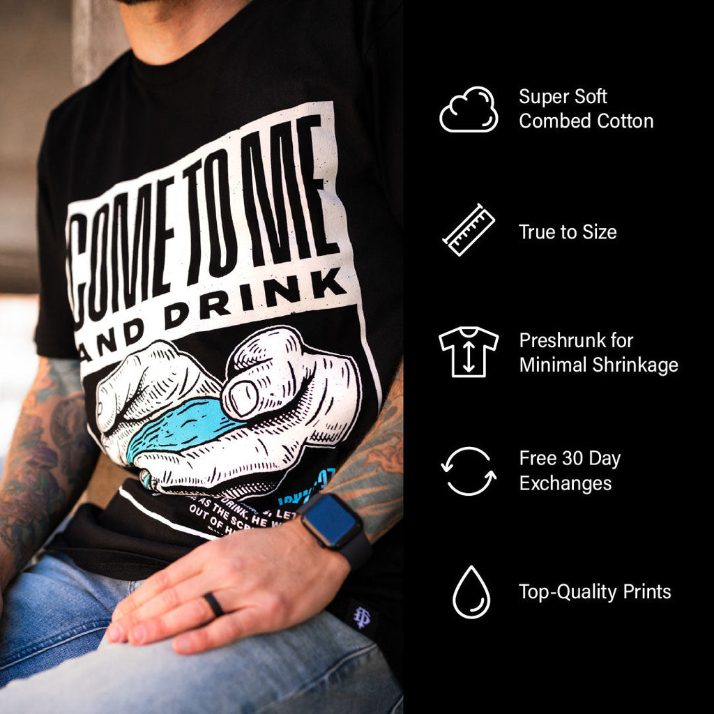 Come and Drink T-shirt Hoodie, Sweatshirt | CoreVibeTees.com (Image 3)
