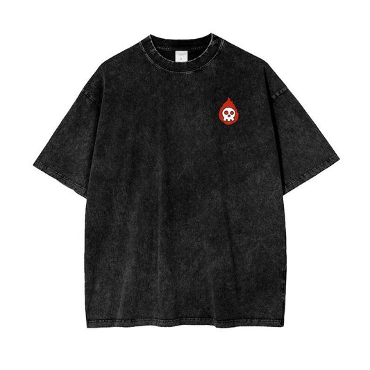 Benimaru Shinmon Fire Force Anime ss3 Oversized Washed Unisex Anime T-Shirt | Streetwear & Gym Style | Fire Force ss3 Anime Tee