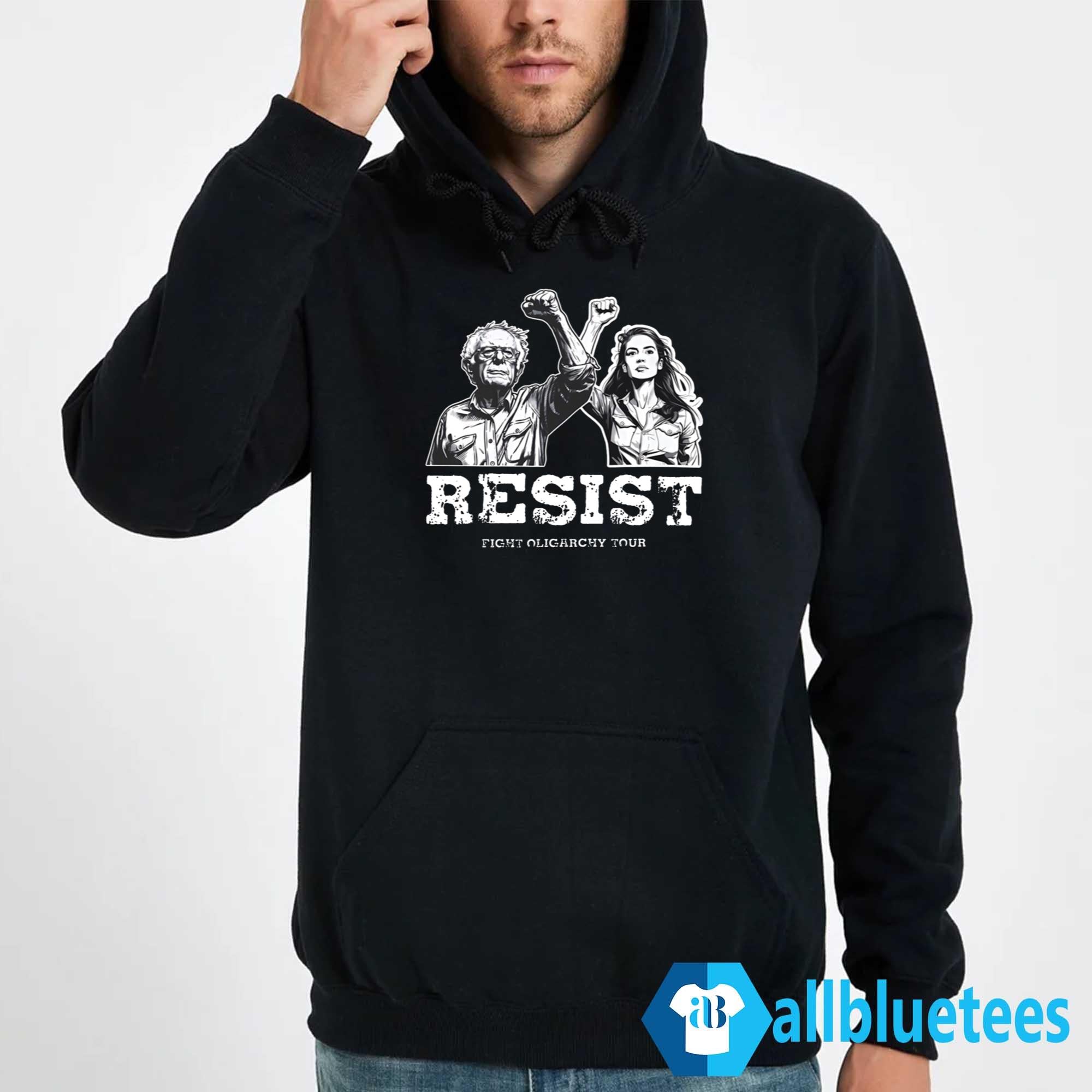 Bernie Sanders Resist Fighting Oligarchy Tour Shirt