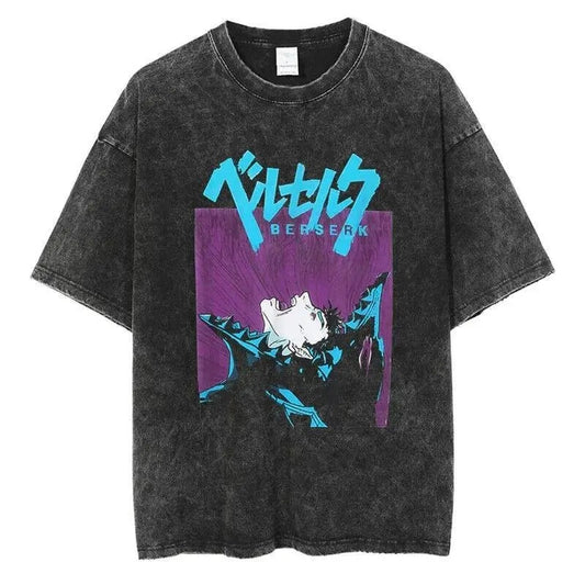 Berserk Guts Cosplay Vintage Anime T-Shirt Unisex Tee for Men and Women Fans Sweatshirt, Hoodie, Comfort Colors