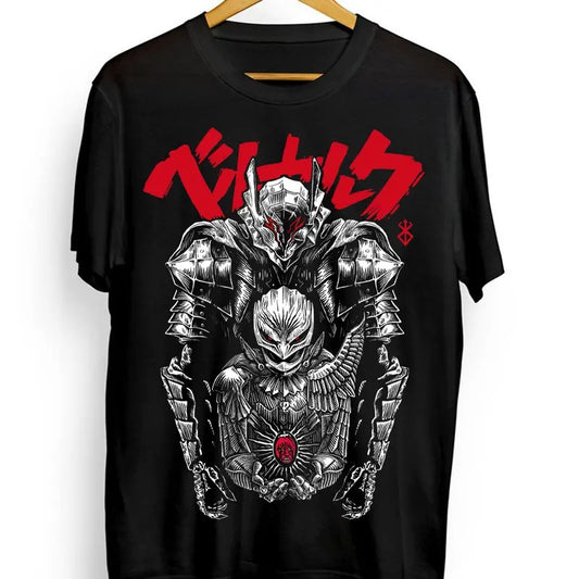 Berserk T-shirt Manga Strip Guts Berserker Armour Anime shirt T-Shirt ALL SIZES Menswear Top