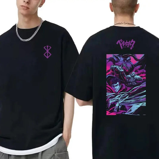 Berserker Armor Guts 2 Sides Anime All Size T-Shirt Menswear Top for Gym Manga Anime Lovers Shirt Anime All Size T-shirt Hoodie Sweatshirt Menswear Top Anime Berserk T-shirt Berserk Vengeance Heavyweight Tee Cotton Shirt Gift For Fans Womenswear Sweatshir