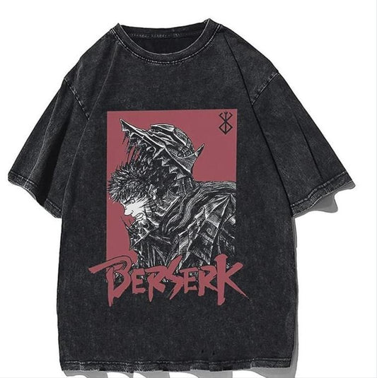 Berserker The Dog With No Pack Vintage Anime All Size T-shirt Menswear Top Underwear Tshirt