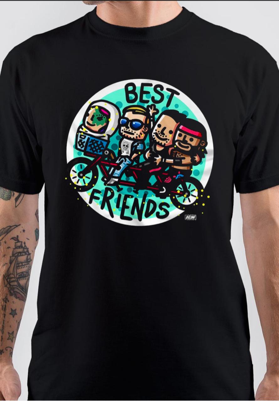 Best Friends Black T-Shirt Hoodie, Sweatshirt | CoreVibeTees.com