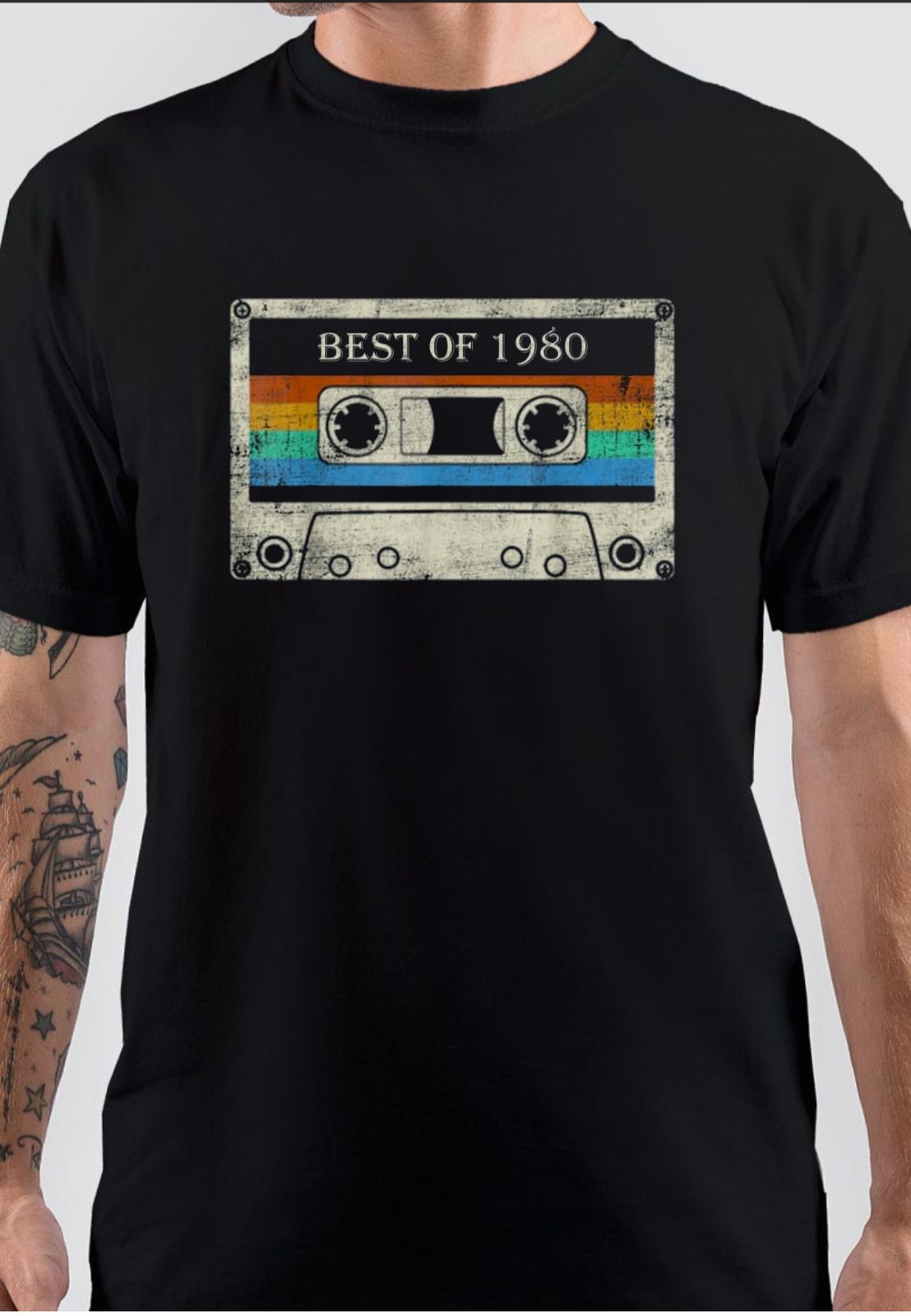 Best Of 1980 Black T-Shirt Hoodie, Sweatshirt | CoreVibeTees.com