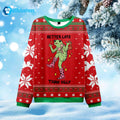 Better Late Than Ugly Christmas Sweater